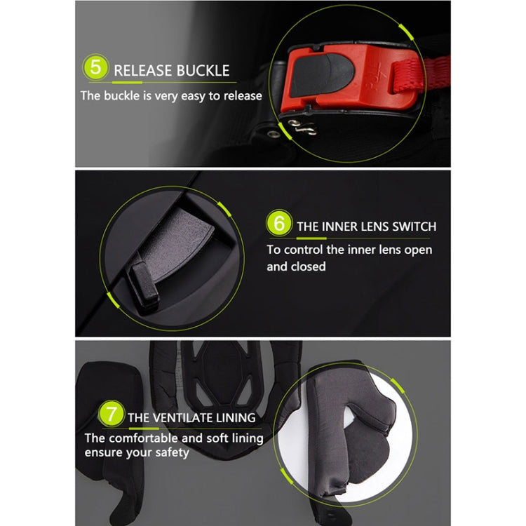 Soman 955 Skyeye Motorcycle Full / Open Face Bluetooth Helmet Headset Full Face, Supports Answer / Hang Up Calls, S, 55-56cm, L, 59-60cm, XL, 61-62cm, XXL, 63-64cm, M, 57-58cm