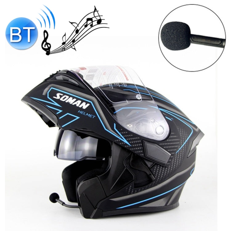 Soman 955 Skyeye Motorcycle Full / Open Face Bluetooth Helmet Headset Full Face, Supports Answer / Hang Up Calls, S, 55-56cm, L, 59-60cm, XL, 61-62cm, XXL, 63-64cm, M, 57-58cm
