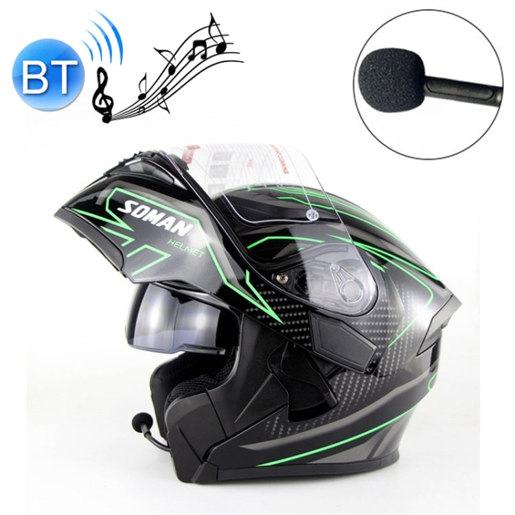 Soman 955 Skyeye Motorcycle Full / Open Face Bluetooth Helmet Headset Full Face, Supports Answer / Hang Up Calls, S, 55-56cm, L, 59-60cm, XL, 61-62cm, XXL, 63-64cm, M, 57-58cm