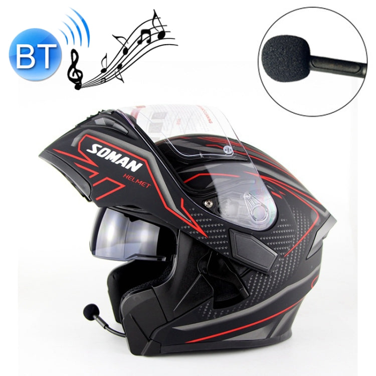 Soman 955 Skyeye Motorcycle Full / Open Face Bluetooth Helmet Headset Full Face, Supports Answer / Hang Up Calls, S, 55-56cm, L, 59-60cm, XL, 61-62cm, XXL, 63-64cm, M, 57-58cm
