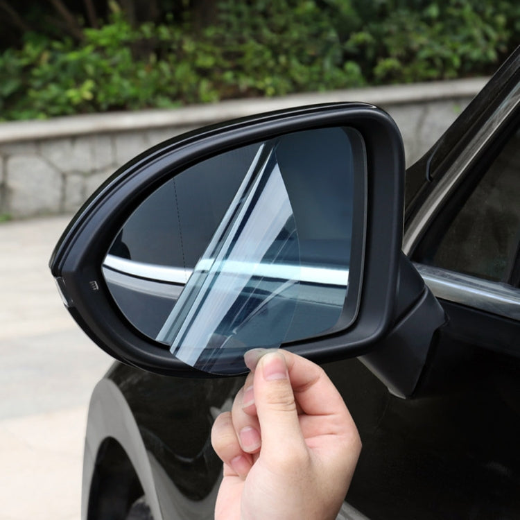 Car PET Rearview Mirror Protective Window Clear Anti-fog Waterproof Rain Shield Film, For Chevrolet Cruze 2010-2014, For Chevrolet Cruze 2015-2018, For Chevrolet LOVA, For Chevrolet Cavalier, For Chevrolet Malibu, For Chevrolet Malibu XL               ...