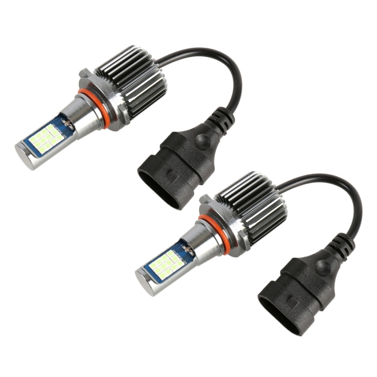 2 PCS DC12-24V / 10.5W Car Fog Lights with 24LEDs SMD-3030 & Constant Current, Box Packaging, 9005, 9006, H3, H11