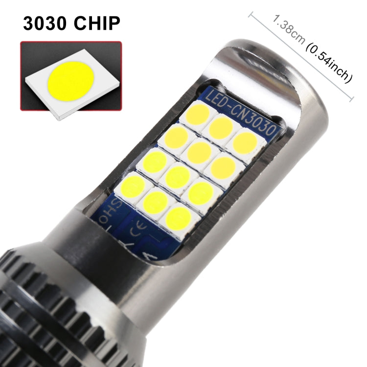 2 PCS DC12-24V / 8.6W Car Double Colors Fog Lights with 24LEDs SMD-3030 & Constant Current, Bag Packaging, 9005, 9006, H11 / H8