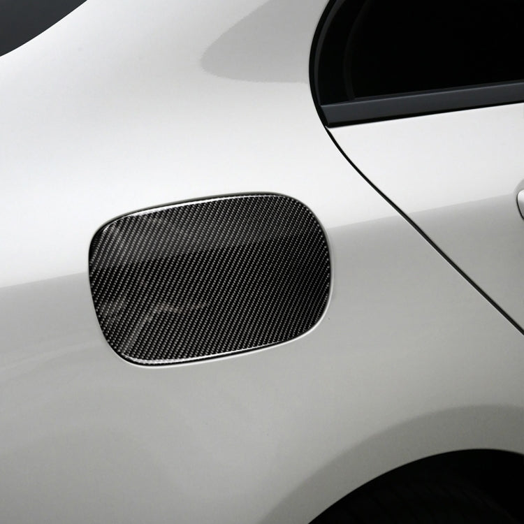 Car Carbon Fiber Fuel Tank Cap Decorative Sticker for Mercedes-Benz C Class W205 2015-2018, Left and Right Drive Universal, Solid Color Fuel Tank Cap, Fuel Tank Cap