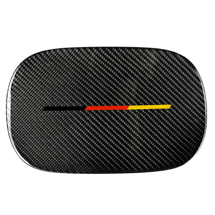 Car Carbon Fiber Fuel Tank Cap Decorative Sticker for Mercedes-Benz C Class W205 2015-2018, Left and Right Drive Universal, Solid Color Fuel Tank Cap, Fuel Tank Cap