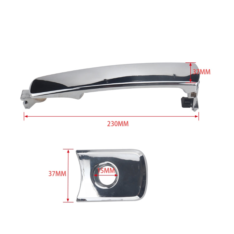 A5404-01 Car Left Front Outside Door Handle 80640-CA012 for Nissan, A5404-01