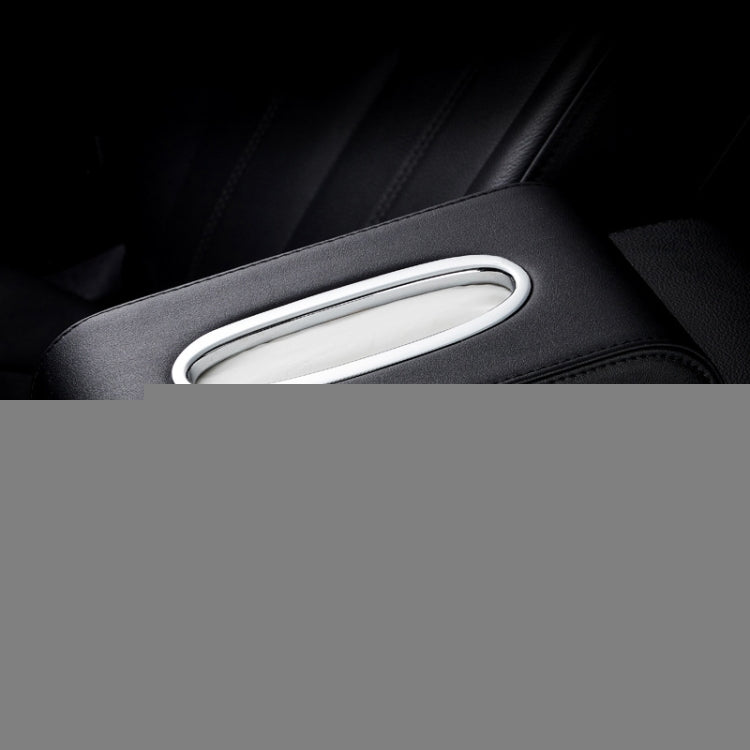 Universal Car Tissue Box with Temporary Parking Phone Number Card