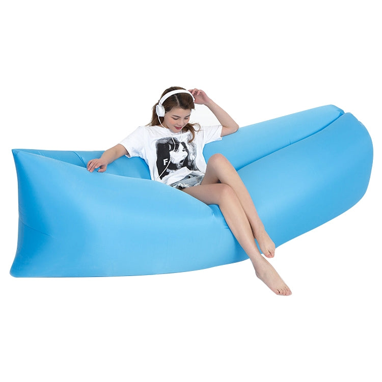 Outdoor Portable Lazy Water Inflatable Sofa Beach Grass Air Bed, Size: 200 x 70cm, 200 x 70cm Orange, 200 x 70cm Sky Blue, 200 x 70cm Black, 200 x 70cm Green, 200 x 70cm Pink, 200 x 70cm Rose Red, 200 x 70cm Sapphire Blue, 200 x 70cm Grass Green       ...
