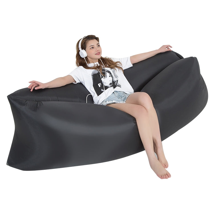 Outdoor Portable Lazy Water Inflatable Sofa Beach Grass Air Bed, Size: 200 x 70cm, 200 x 70cm Orange, 200 x 70cm Sky Blue, 200 x 70cm Black, 200 x 70cm Green, 200 x 70cm Pink, 200 x 70cm Rose Red, 200 x 70cm Sapphire Blue, 200 x 70cm Grass Green       ...