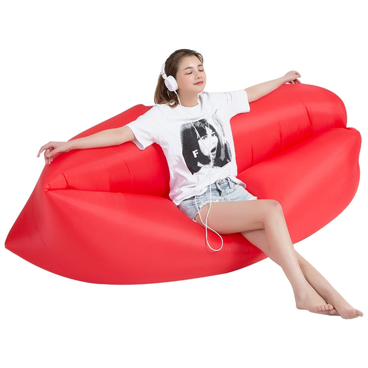 Outdoor Portable Lazy Water Inflatable Sofa Beach Grass Air Bed, Size: 200 x 70cm, 200 x 70cm Orange, 200 x 70cm Sky Blue, 200 x 70cm Black, 200 x 70cm Green, 200 x 70cm Pink, 200 x 70cm Rose Red, 200 x 70cm Sapphire Blue, 200 x 70cm Grass Green       ...