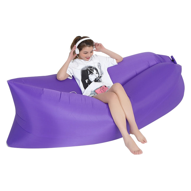 Outdoor Portable Lazy Water Inflatable Sofa Beach Grass Air Bed, Size: 200 x 70cm, 200 x 70cm Orange, 200 x 70cm Sky Blue, 200 x 70cm Black, 200 x 70cm Green, 200 x 70cm Pink, 200 x 70cm Rose Red, 200 x 70cm Sapphire Blue, 200 x 70cm Grass Green       ...