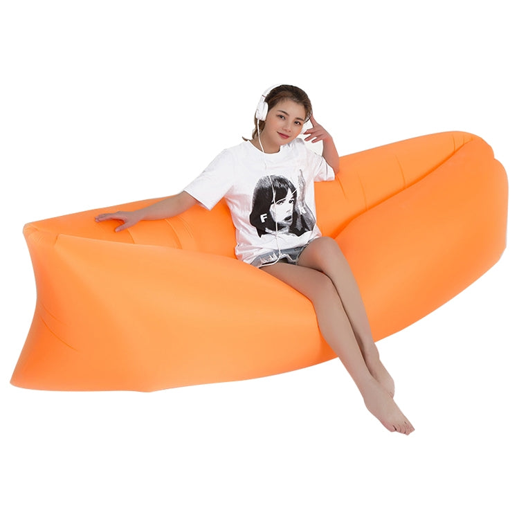 Outdoor Portable Lazy Water Inflatable Sofa Beach Grass Air Bed, Size: 200 x 70cm, 200 x 70cm Orange, 200 x 70cm Sky Blue, 200 x 70cm Black, 200 x 70cm Green, 200 x 70cm Pink, 200 x 70cm Rose Red, 200 x 70cm Sapphire Blue, 200 x 70cm Grass Green       ...