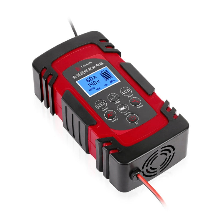 DEMUDA DC-80 Car Battery Charger 12V/24V Intelligent Pulse Repair Type Lead-acid Battery, AU Plug, US Plug, EU Plug, JP Plug, UK Plug