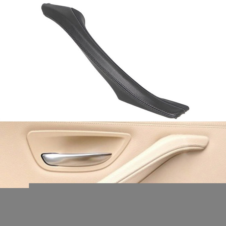 Car Leather Right Side Inner Door Handle Assembly 51417225854 for BMW 5 Series F10 / F18 2011-2017, Right Side (Black), Right Side (Beige), Right Side (Creamy-white), Right Side (Grey), Right Side (Wine Red), Right Side (Mocha)