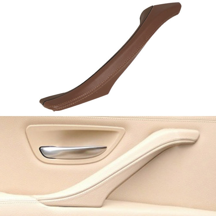 Car Leather Left Side Inner Door Handle Assembly 51417225854 for BMW 5 Series F10 / F18 2011-2017, Left Side (Black), Left Side (Beige), Left Side (Creamy-white), Left Side (Grey), Left Side (Wine Red), Left Side (Mocha)