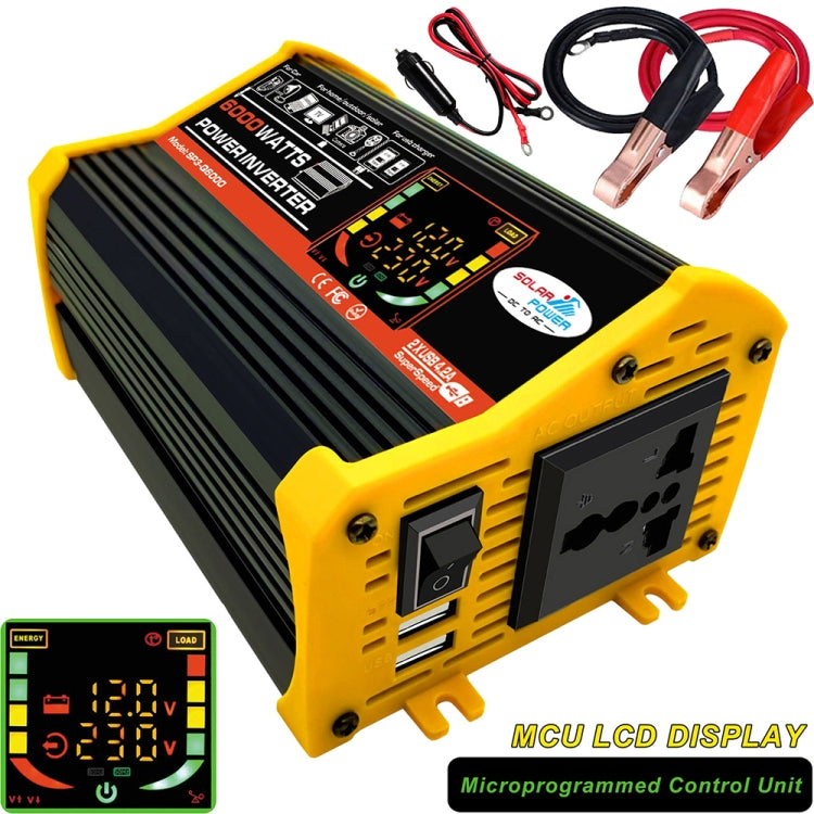Legend III Generation DC12V to AC110V 6000W Car Power Inverter with LED Display, DC12V to AC110V