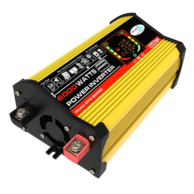 Legend III Generation DC12V to AC110V 6000W Car Power Inverter with LED Display, DC12V to AC110V