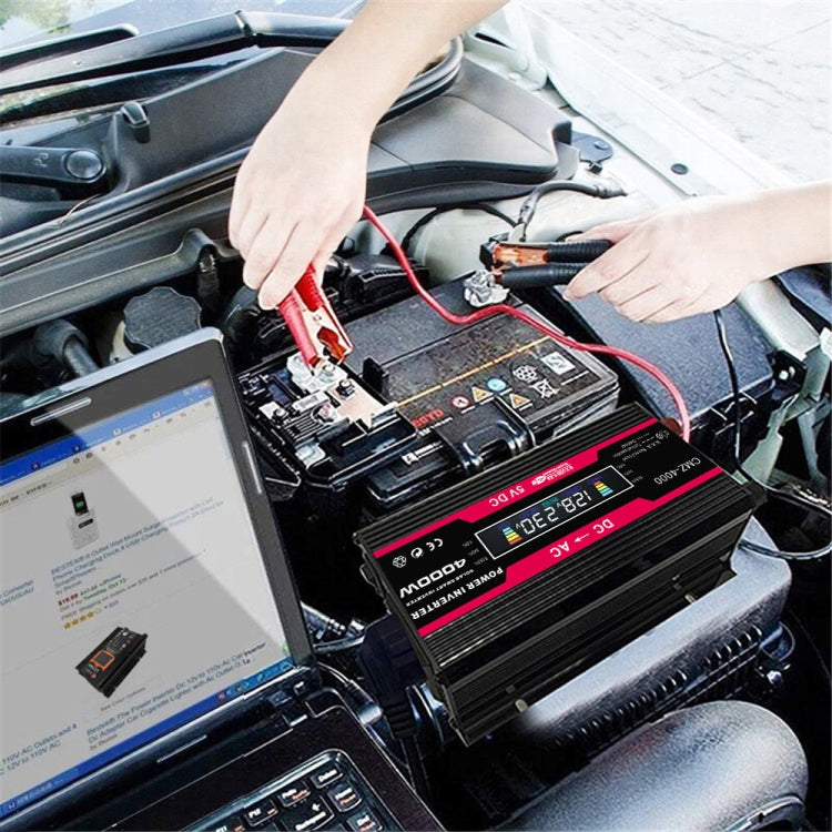 Zhizun 12V to 220V 4000W Car Power Inverter, 12V to 220V