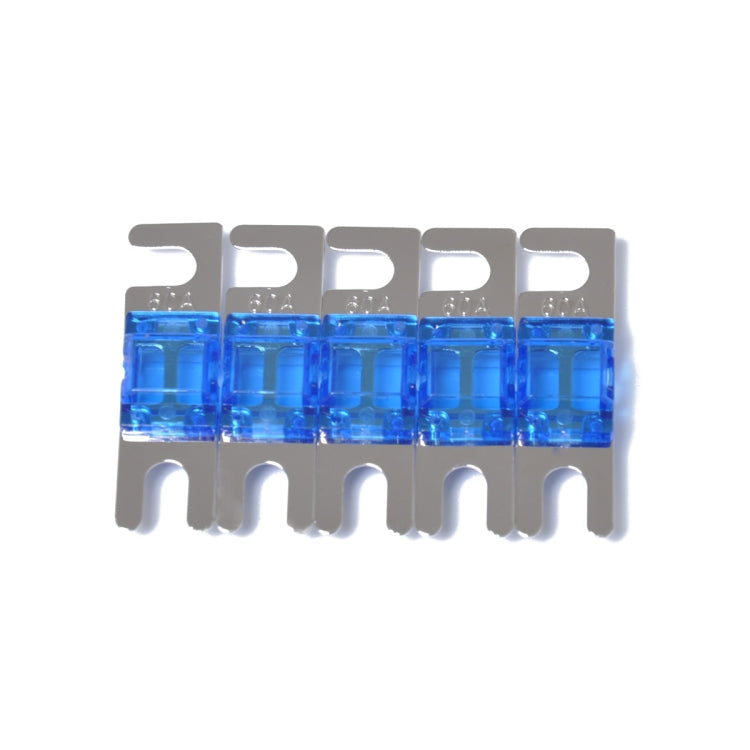 A0303 Blue 5 PCS Car Audio AFS Mini ANL 30A Fuse Nicked Plated, A0301 Green, A0303 Blue, A0304 Transparent