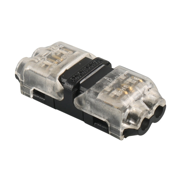 A6538 40 in 1 Car T-type + H-typeTransparent Stripping-free Terminal Block, 40 in 1