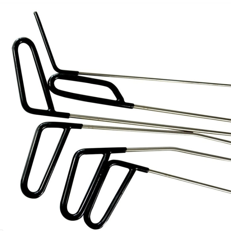 Q1 6 in 1 Car Paintless Dent Repair Hail Remover Hooks Rods Kit, Q1 6 in 1
