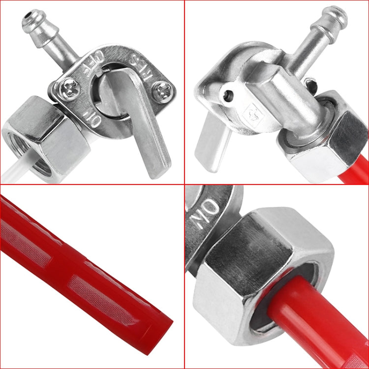 Motorcycle Fuel Tap Valve Petcock Fuel Tank Gas Switch for Honda CB400F 1977, For Honda CB400F 1977(Red), For Honda CB400F 1977(White)