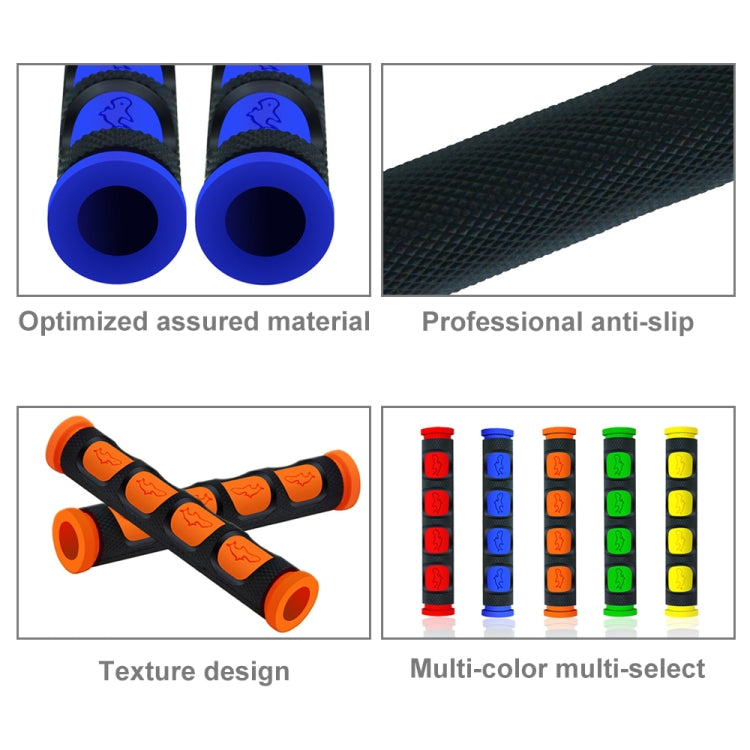 2 PCS Motorcycle Modification Accessories PVC Horn ShapeHand Grip Cover Handlebar Set