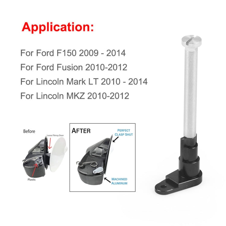Car Fuel Door Spring Hinge Pin for Ford F150 2009-2014, XBL114A-BK