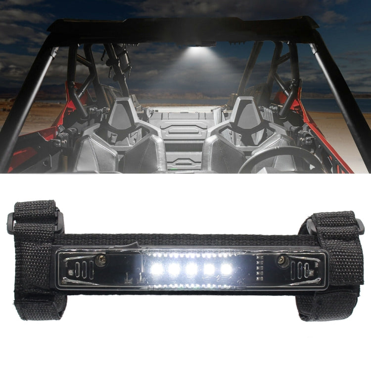 Motorcycle LED Guard Bar Light for UTV ATV Polaris RZR Golf Cart, Guard Bar Light(Smoked), Guard Bar Light(Transparent)