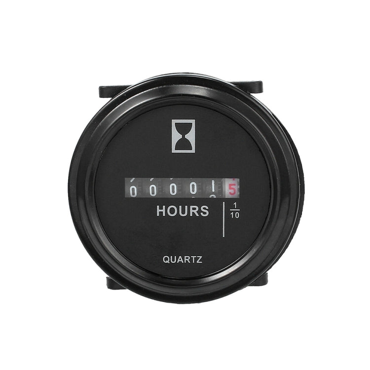 Mechanical Chronograph Marine Boat Engine Round ACDC Truck Chrono Hour Meter, Mechanical Chronograph