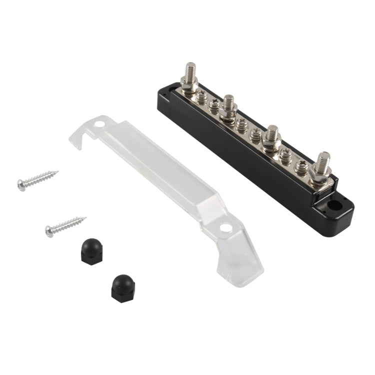 1 Pair 10 Way Power Distribution Block Terminal Studs with 4 Fixing Screws