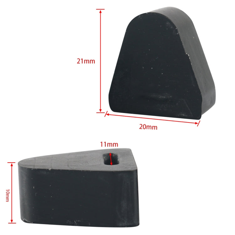 A7536 Car Tailgate Hinge Insert Kit + Lock Bolt + Rear Rubber Stopper 15074253 / 15078745 for Chevrolet, A7536