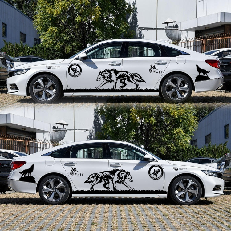 2 PCS/Set D-180 Wolf Totem Pattern Car Modified Decorative Sticker, D-180