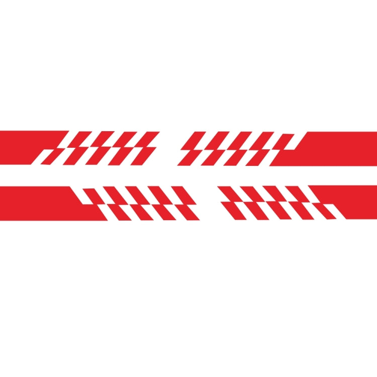 2 PCS/Set D-487 Stripe Pattern Car Modified Decorative Sticker, D-487