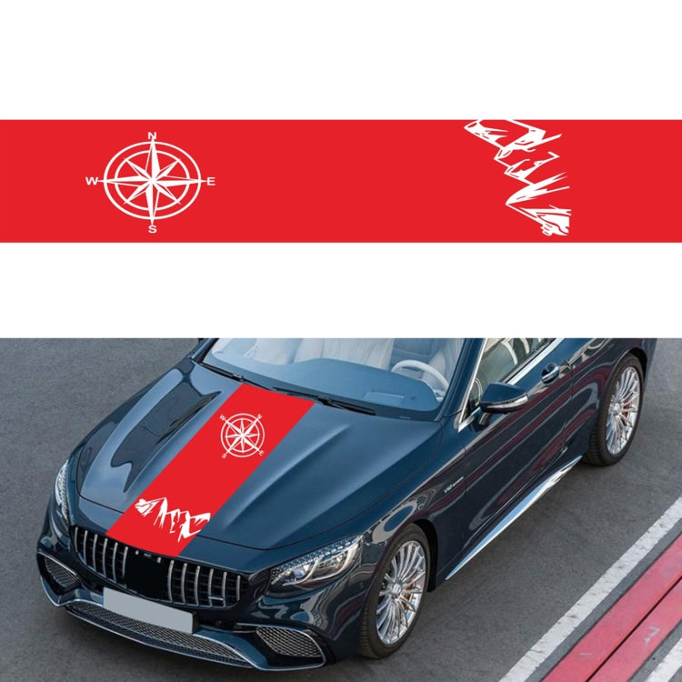 D-864 Compass Pattern Car Modified Decorative Sticker, D-864