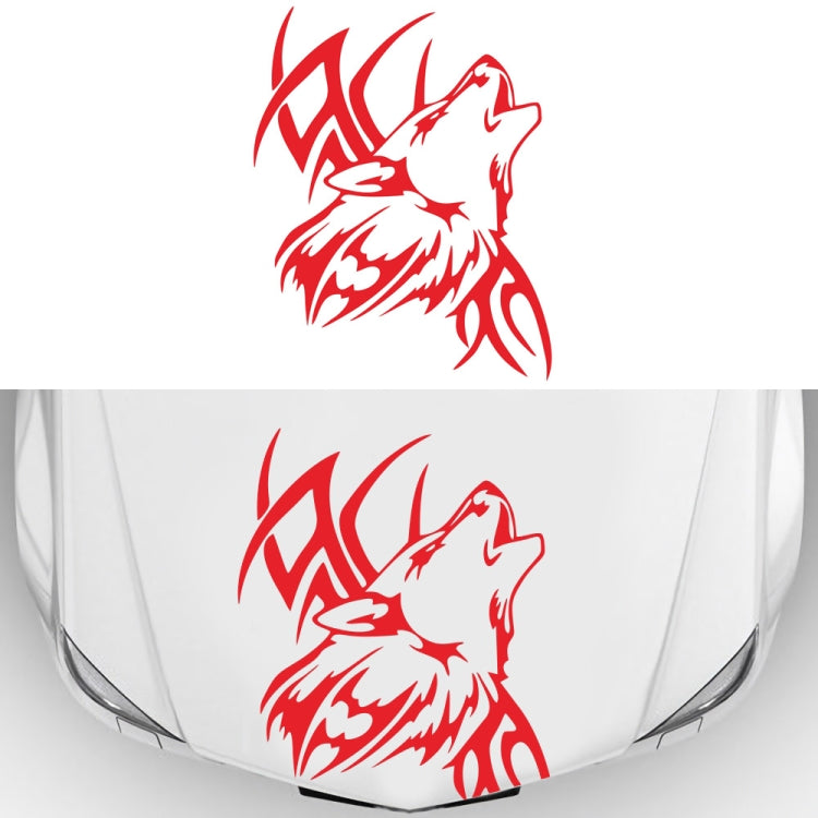 D-967 Wolf Tribe Pattern Car Modified Decorative Sticker, D-967
