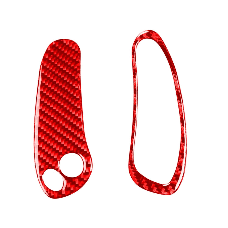 2 in 1 Car Carbon Fiber Sides Speedometer Sticker for Chevrolet Corvette C5 1998-2004, Speedometer Sticker B