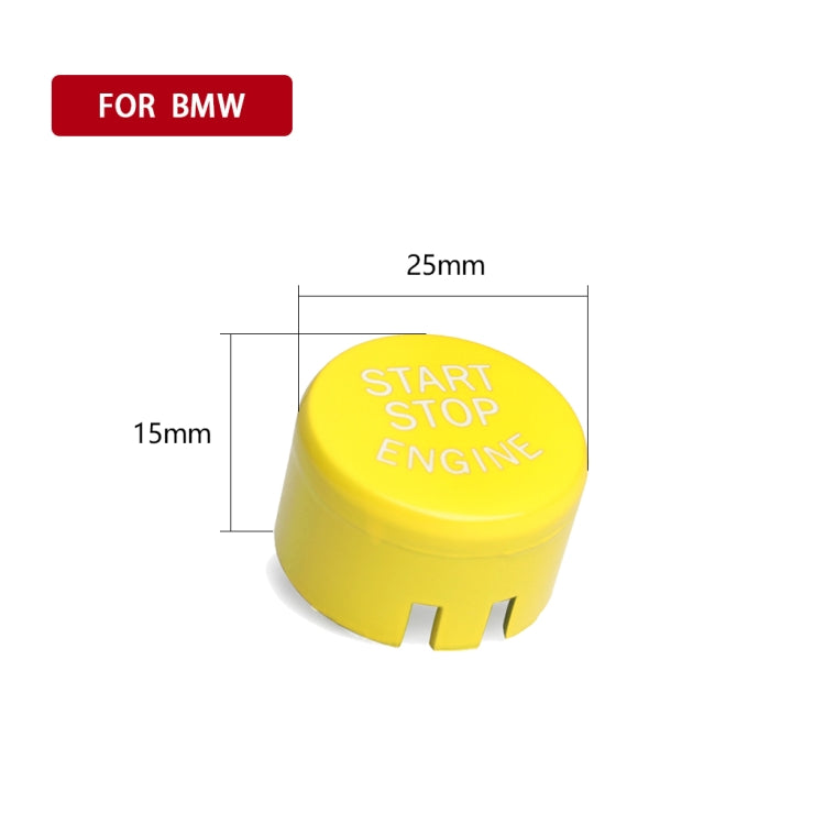 Car Engine Start Key Push Button Cover for BMW G / F Chassis, with Start and Stop, without Start and Stop