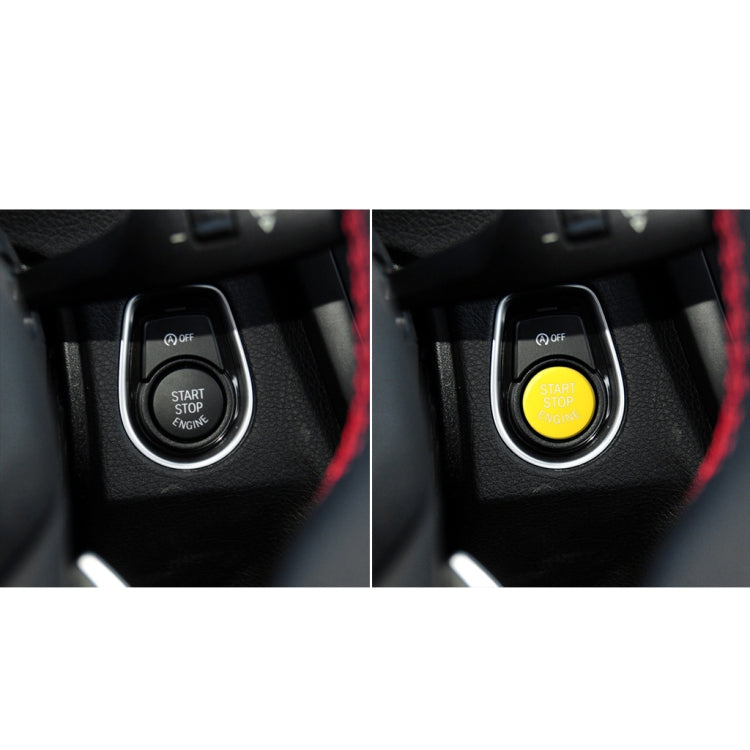 Car Engine Start Key Push Button Cover for BMW G / F Chassis, with Start and Stop, without Start and Stop