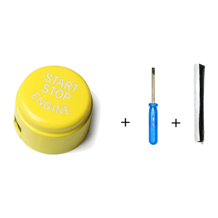 Car Engine Start Key Push Button Cover for BMW G / F Chassis, with Start and Stop, without Start and Stop
