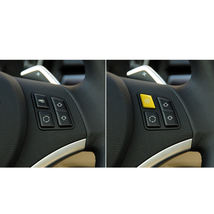 Car Sports Steering Wheel M Mode Switch-Button Cover Trim for BMW 3 Series E90, For BMW 3 Series E90