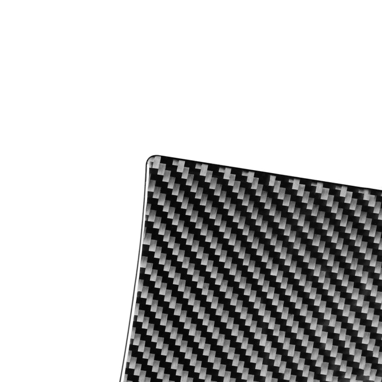 Car Carbon Fiber Rear Armrest Box Panel Decorative Sticker for Porsche Panamera 2010-2016, Left and Right Drive, Rear Armrest Box Panel