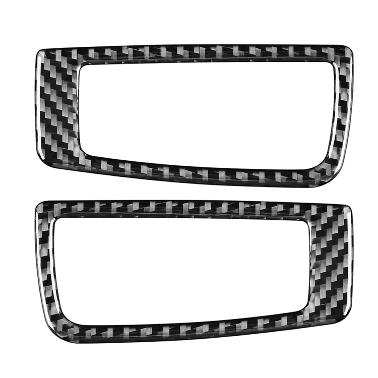 Car Carbon Fiber Rear Reading Light Decorative Sticker for Porsche Panamera 2010-2016, Left and Right Drive, Rear Reading Light