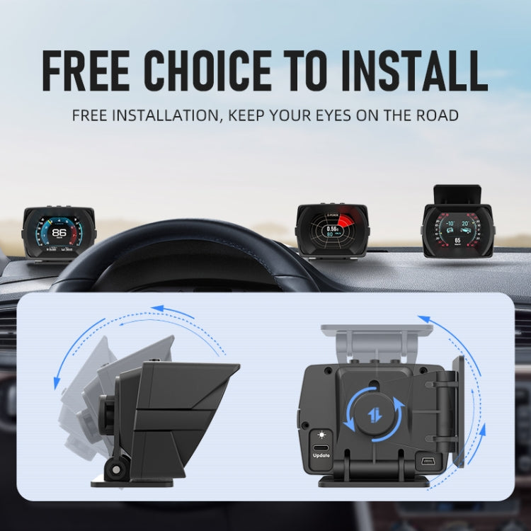 A450 OM Car 2.8 inch OBDII + MEMS Head-Up Display System, A450 OM
