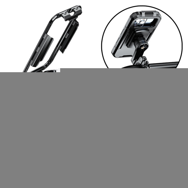 M18L-QD Motorcycle / Bicycle Waterproof Quick Release Mobile Phone Holder, M18L-QD