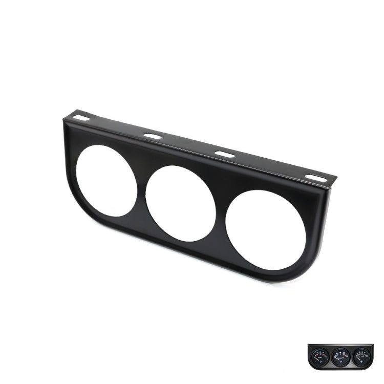 Car 52mm 3 Holes Iron Dash Gauge Meter Pod Mount Holder