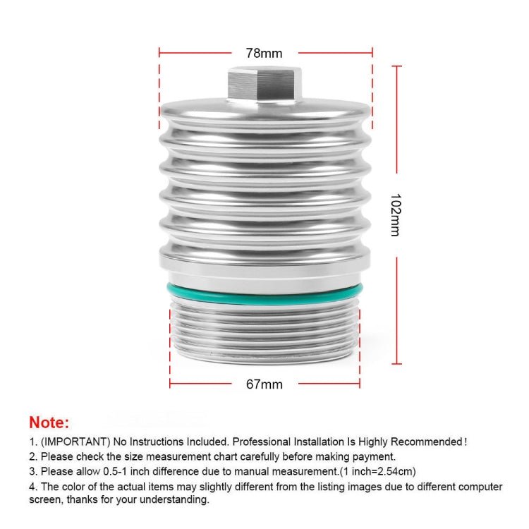 For Audi Car DSG-6 DQ250 Cool Flow Aluminum Oil Filter Housing 02E305045, For Audi