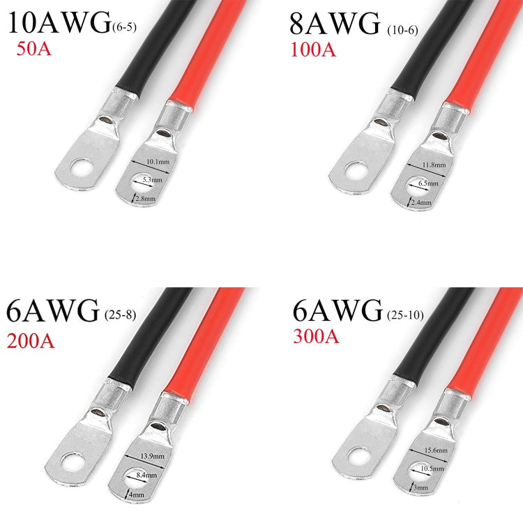 Car Yacht Battery Selector Isolator Disconnect Rotary Switch Cut With Power Cord, 50A 10AWG, 100A 8AWG, 200A 6AWG, 300A 6AWG