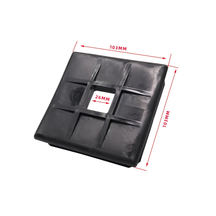 RV 4 inch Square Bumper Cover Caps, Bumper Cover Caps