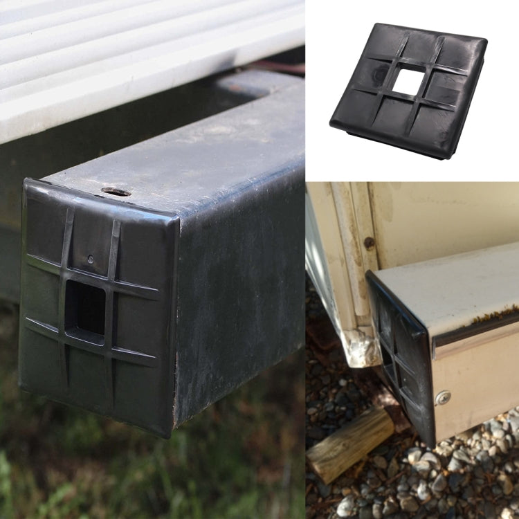 RV 4 inch Square Bumper Cover Caps, Bumper Cover Caps